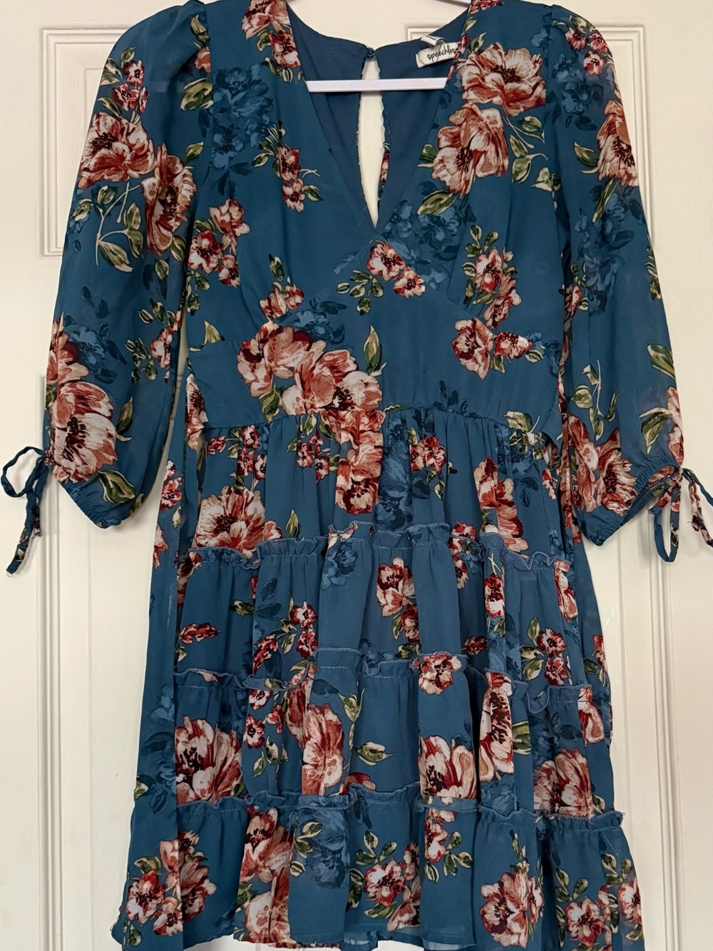 Blue Floral Dress